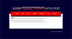 Desktop Screenshot of keepextremeonline.com
